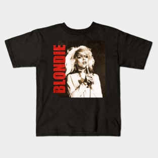 TEXTURE ART- Blondie - Retro Aesthetic Fan Art 1 Kids T-Shirt